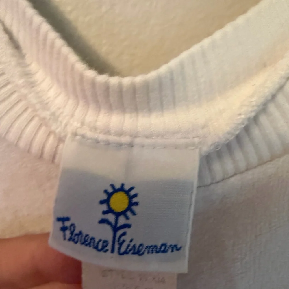 Florence Eiseman White Sleeveless Cover Up - Picture 2 of 3